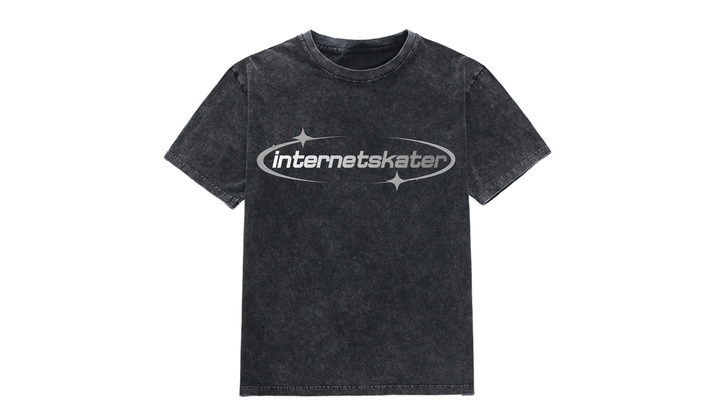 Internet Skater "Worldwide" Tee Unisex ACIDWASH (Heavyweight)